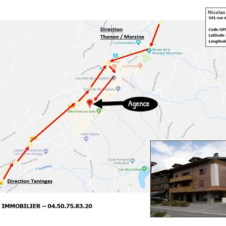 Appartement Renove Aux Gets, Proche Centre Et Telecabines, 1 Chambre + Mezzanine, Parking Inclus - Fr-1-623-54 레게츠 외부 사진